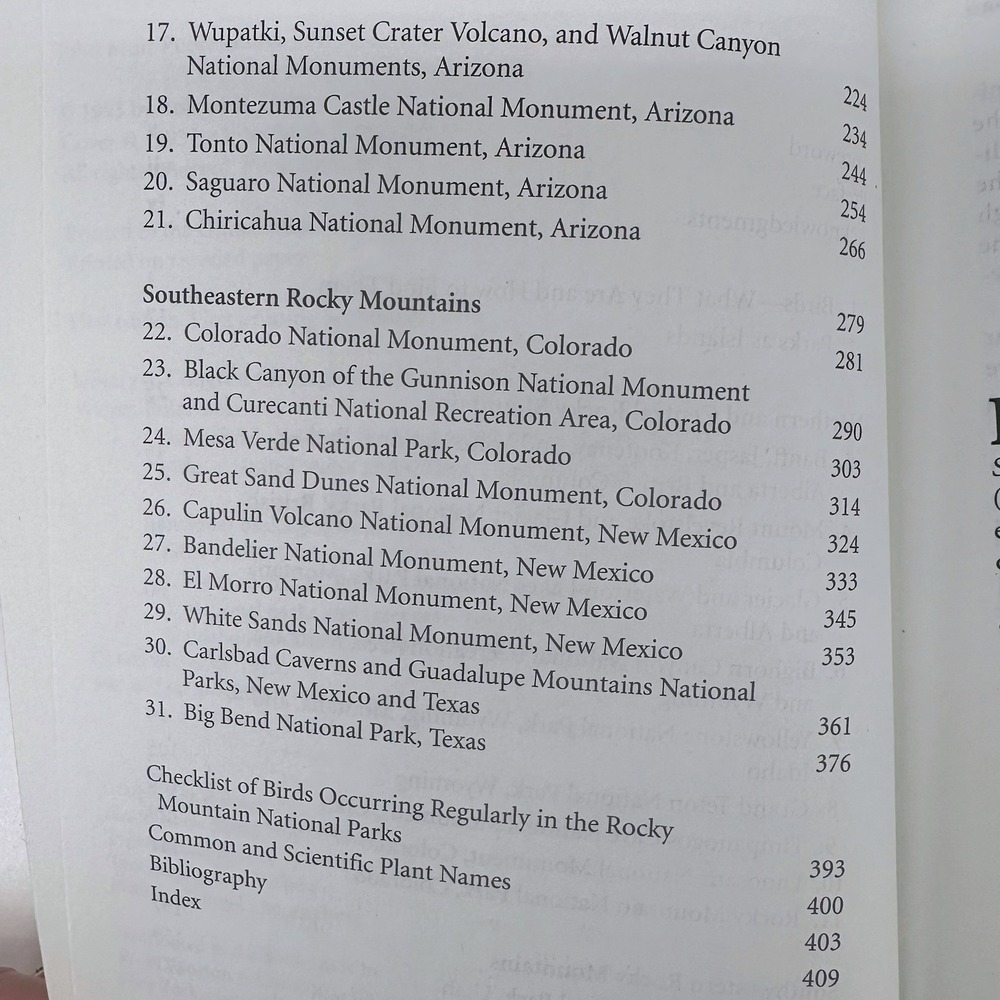 Visitors Guide to the Birds of Rocky Mountain National Parks Roland Wauer 1993‎ - Picture 6 of 8